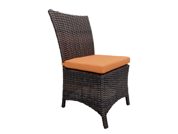 Silla Alicia Cafe Naranaja Perspectiva