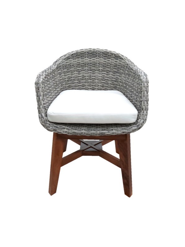 Silla Gris Concha Frente