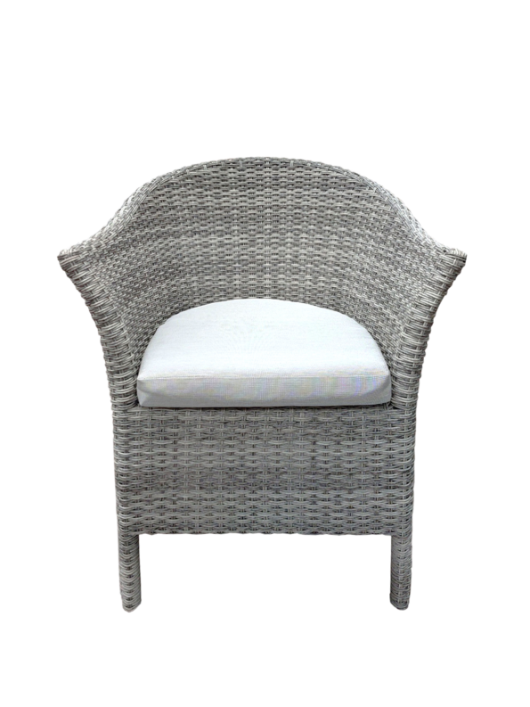 Silla Westin Gris Claro Frente