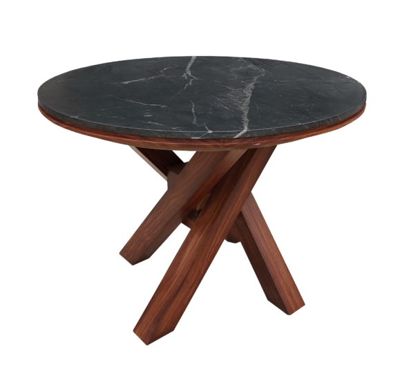 Mesa Negra Redonda