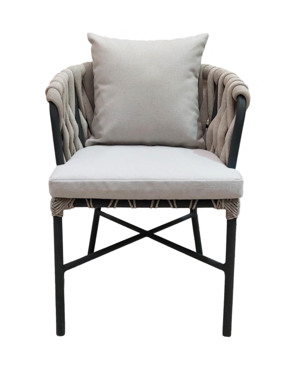 Silla Aveiro Gris Frente