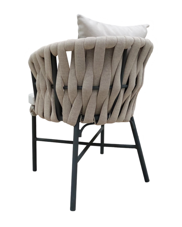 Silla Aveiro Gris Perspectiva 2