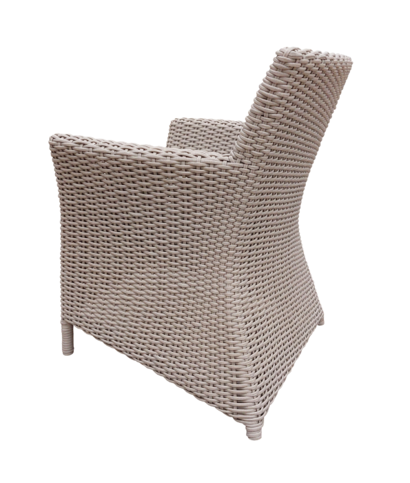 Silla Blanca tejido Perspectiva 2