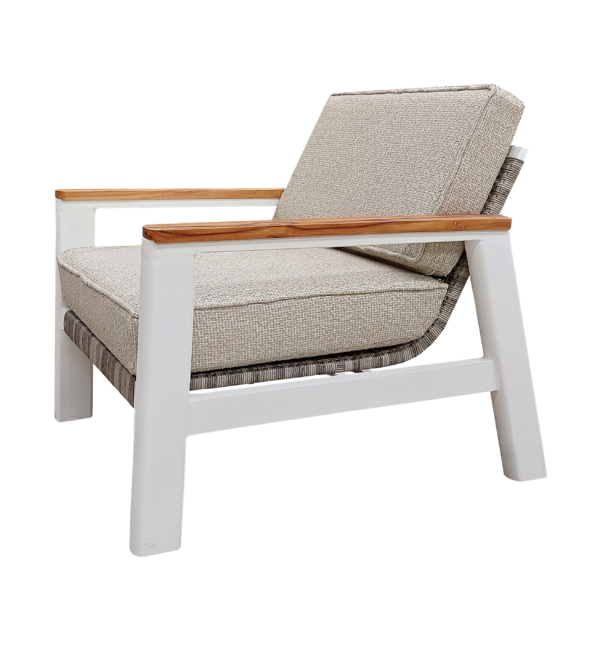 Silla California Blanca Perspectiva 2