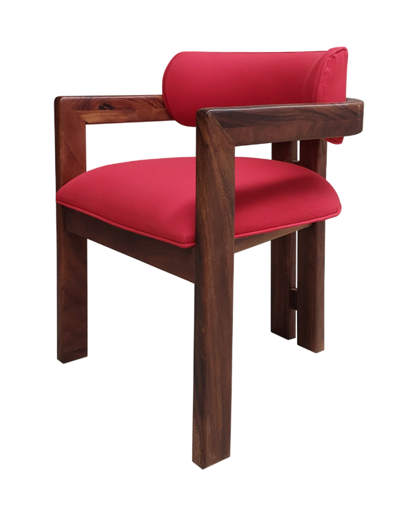 Silla Dubai Roja Perspectiva