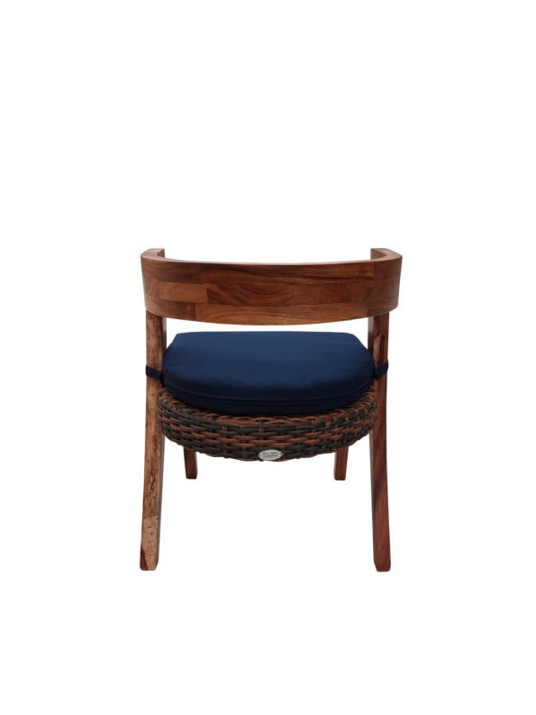 Silla Florencia Azul Trasera