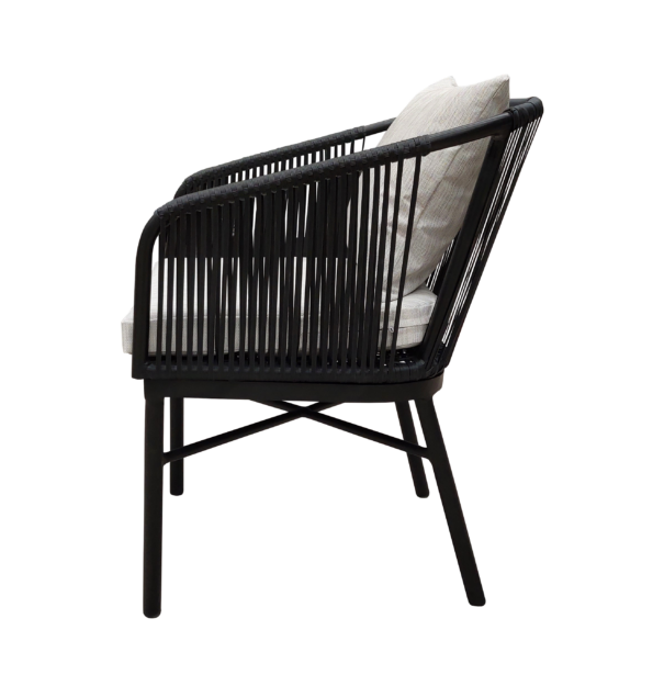 Silla Nueva Negra Lateral