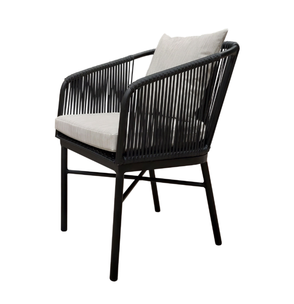 Silla Nueva Negra Perspectiva