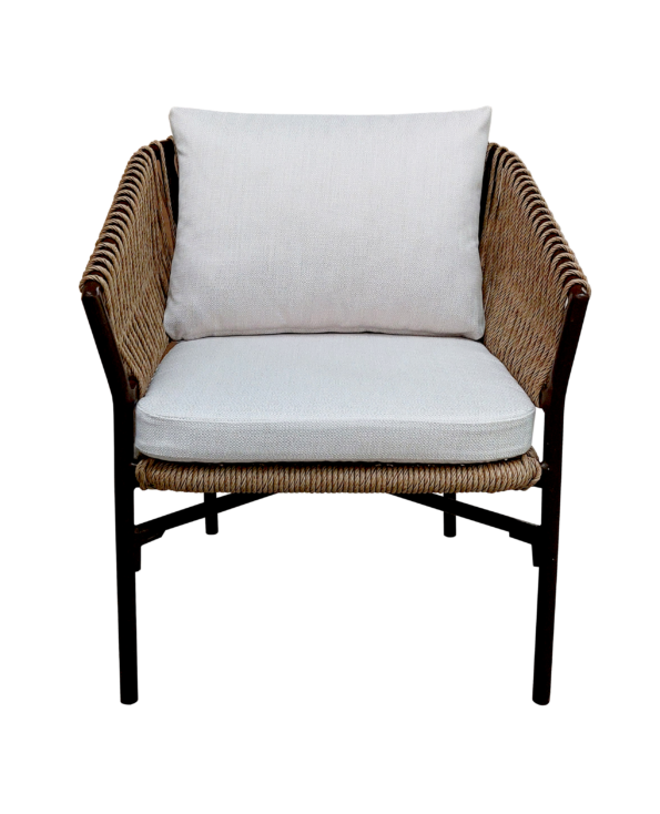 Silla rejilla cafe frente