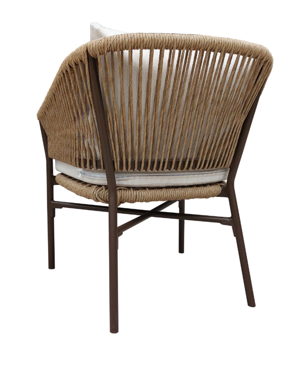 Silla rejilla cafe perspectiva 2